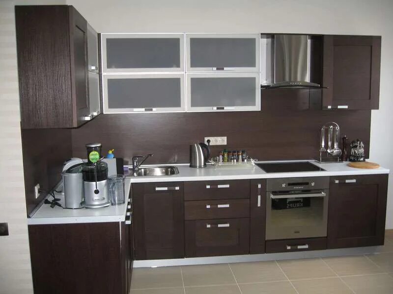 Кухонные гарнитуры фото коричневых цветов Кухня Ленора, Арт. KR-0144: цена, описание - Интернет-магазин "Кухнотека"