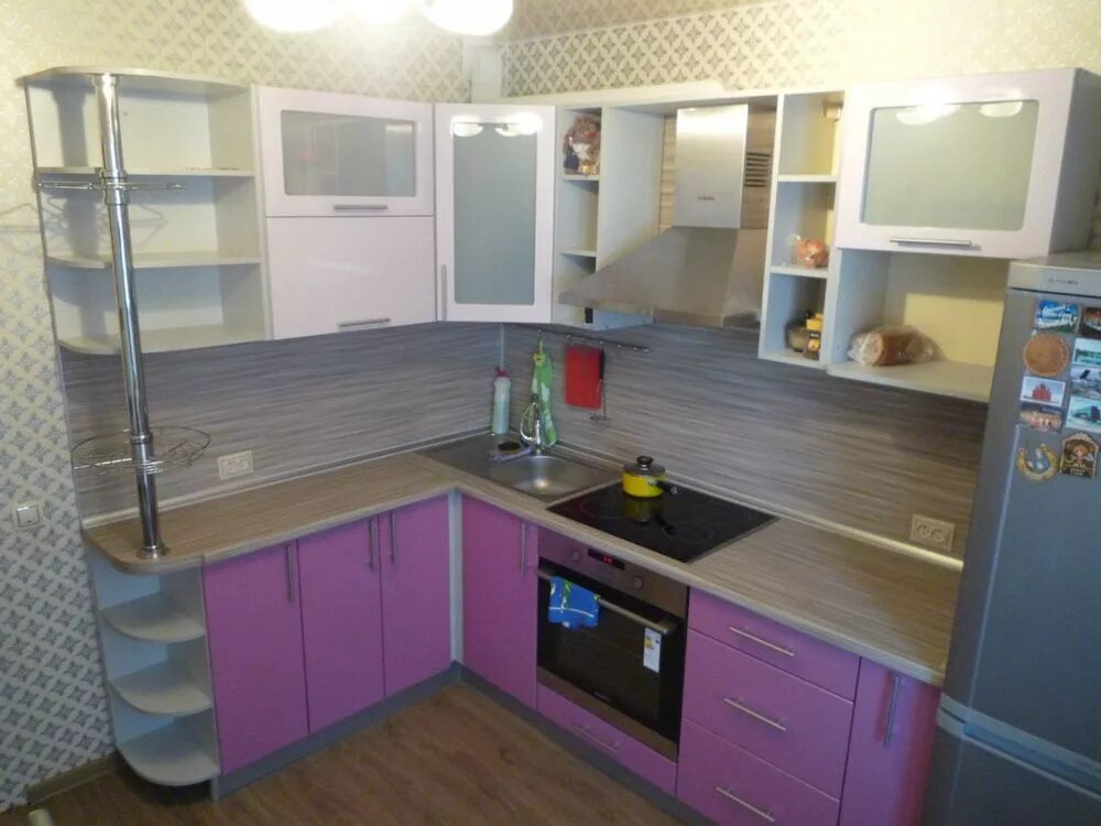 Кухонные гарнитуры фото кострома Купить Кухня МДФ № 27