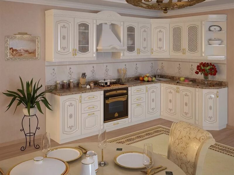 Кухонные гарнитуры фото курган Классические кухни по Вашим размерам Кухонная мебель в Кургане 32664636