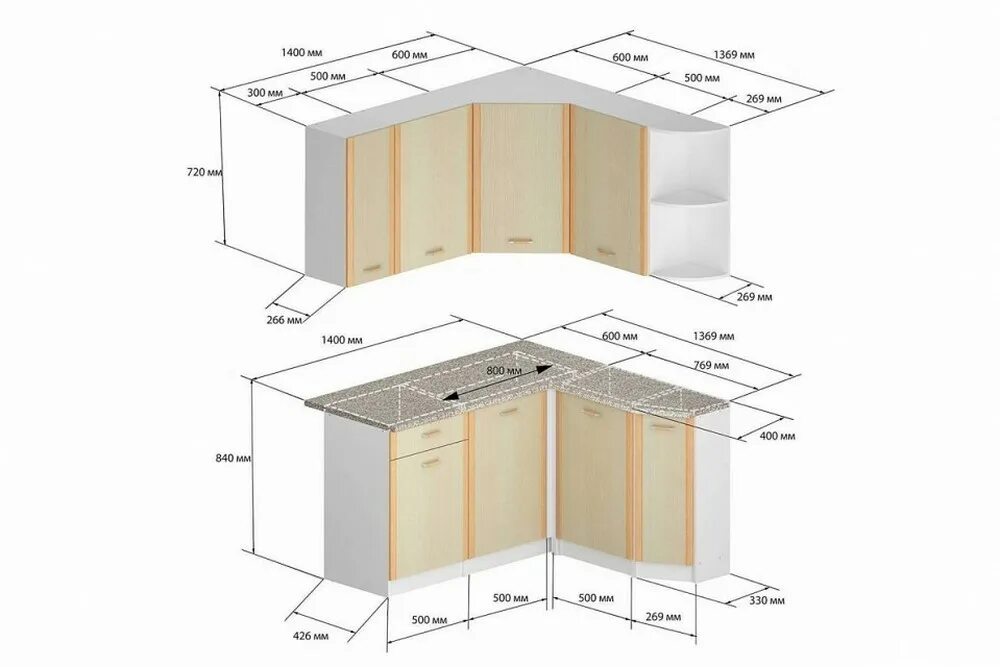 Кухонные гарнитуры фото размеры Гарнитур кухонный Бланка СТЛ.122.00 (древесина коричневая темная венге) купить в