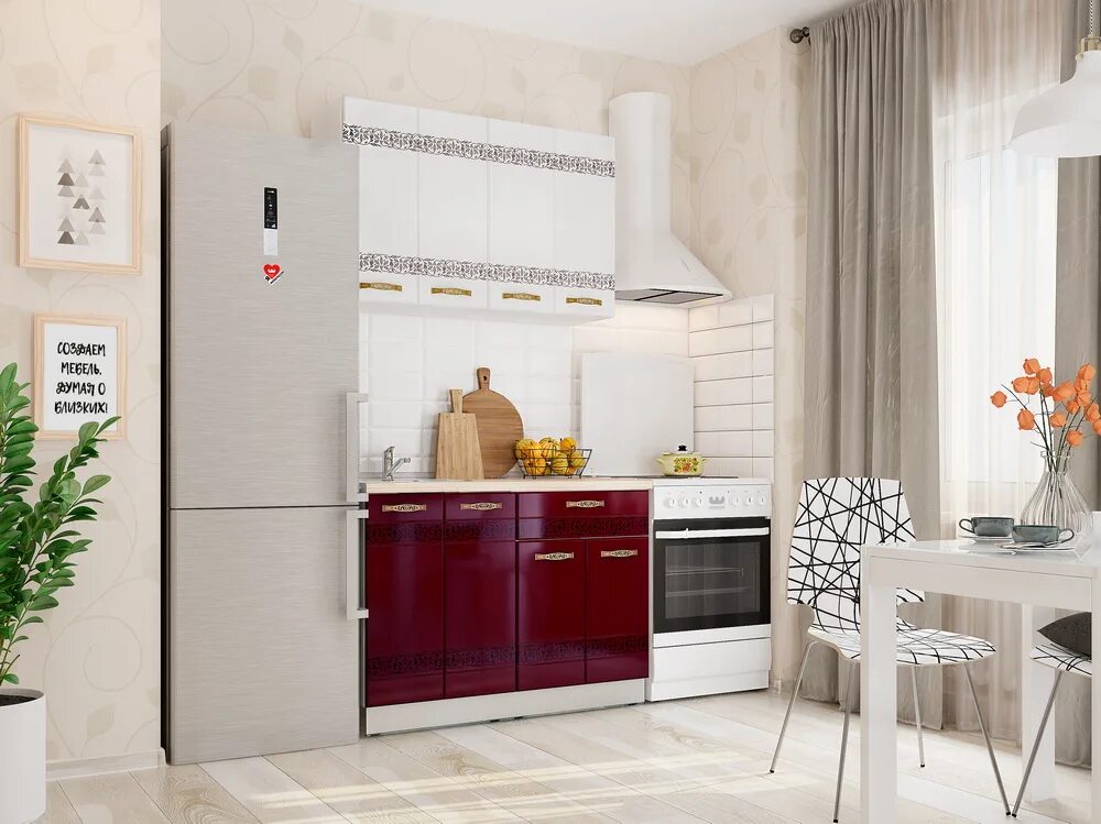 Кухонные гарнитуры фото тольятти Кухонный гарнитур Мечта - купить с доставкой, цена в Первый Гипермаркет Мебели