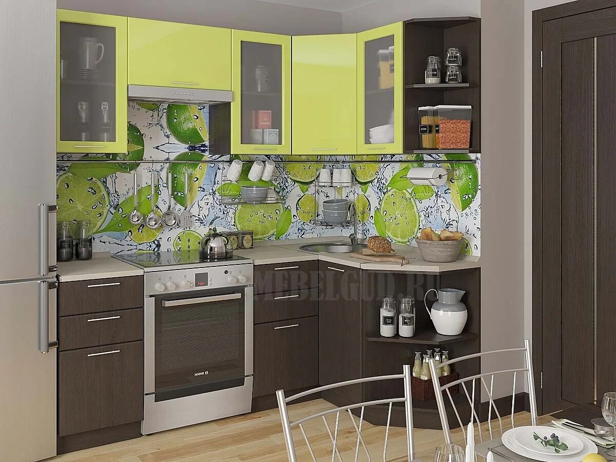 Кухонные гарнитуры фото тольятти Кухня ФВ 1300x2000 за 39 990 руб. купить в Москве Фото, цена и описание