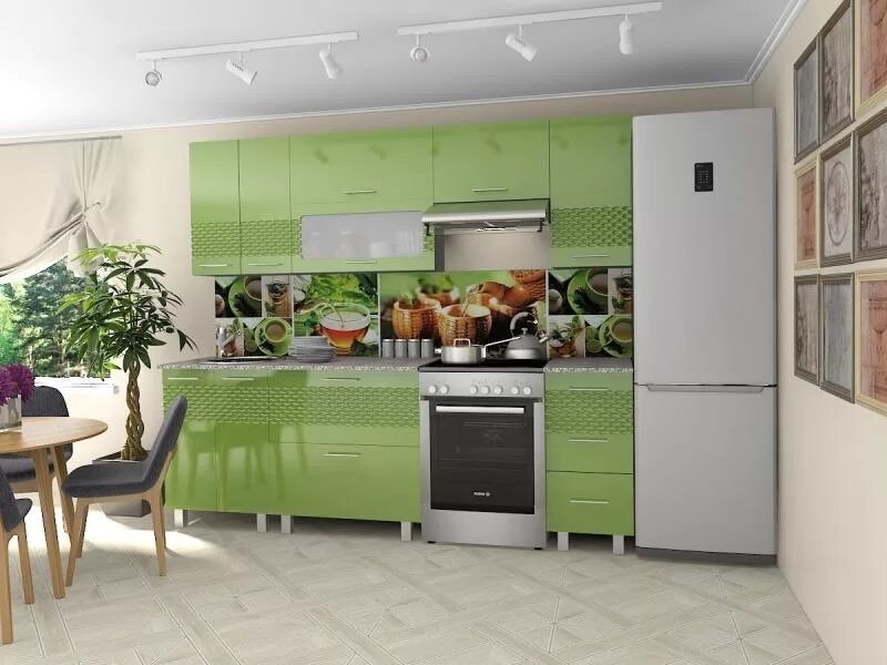 Кухонные гарнитуры фото томск Кухонный гарнитур Светлана / Мебельная фабрика "Веста", г. Новосибирск