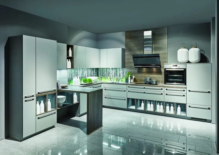 Кухонные гарнитуры фото в тренде Mobila de bucatarie la comanda - KuechenTreff România Kitchen cabinet design, Mo