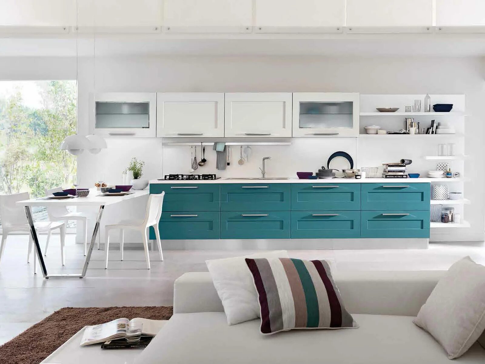 Кухонные гарнитуры фото в тренде Итальянская кухня GALLERY 10 фабрики LUBE - Ital-Collection