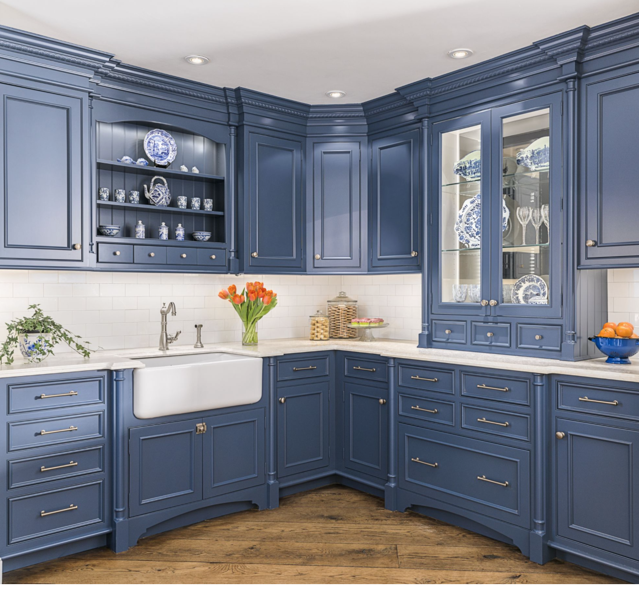 Кухонные гарнитуры голубого цвета фото Фасад индиго - найдено 90 фото