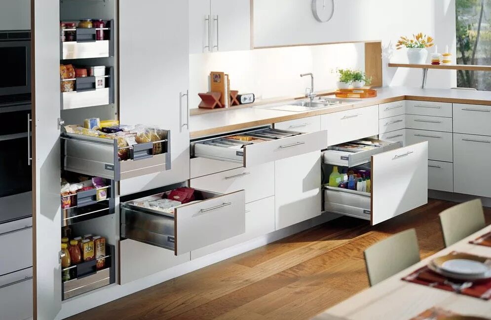 Кухонные гарнитуры идеи фото Наполнение для кухонных шкафов (78 фото): внутренний порядок на кухне, идеи