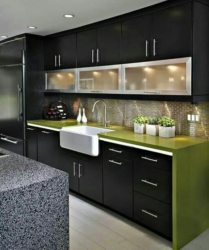Кухонные гарнитуры идеи фото Pin on дизайн Kitchen design decor, Interior design kitchen, Kitchen interior de
