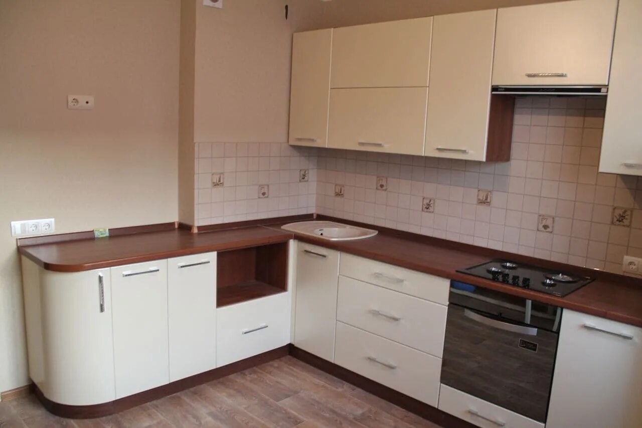 Кухонные гарнитуры из дсп фото Купить столешницу для кухни на заказ в Вологде - Череповце