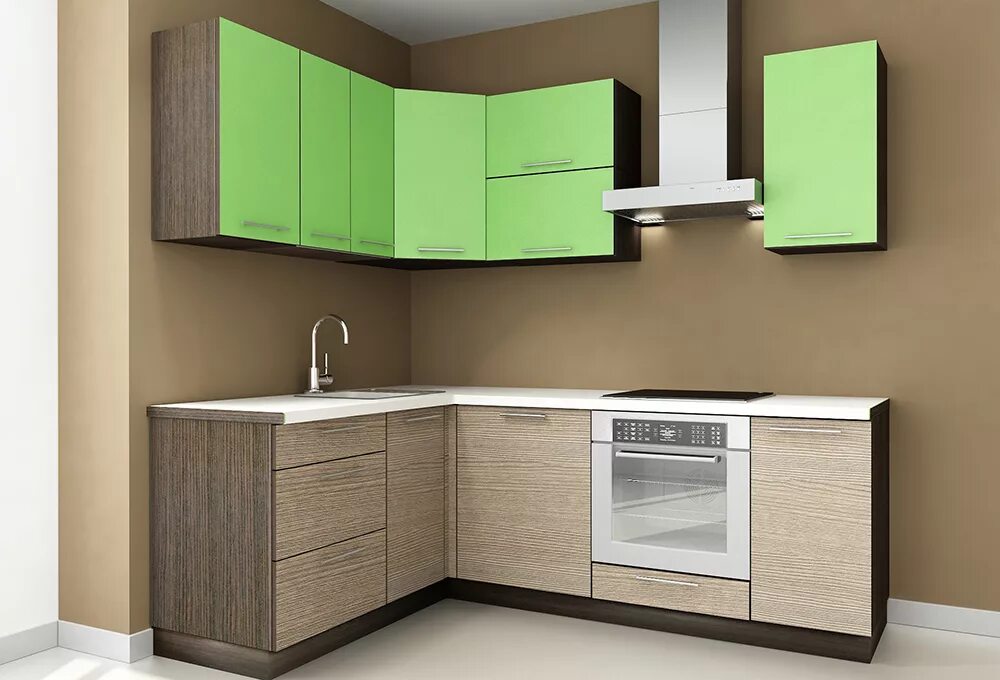 Кухонные гарнитуры из дсп фото Кухня Лавесон из ЛДСП