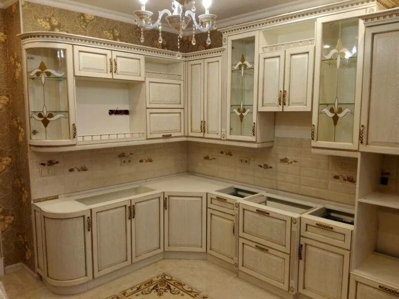 Кухонные гарнитуры классика фото угловые Угловые кухни купить в Санкт-Петербурге ☛ интернет магазин с ценами ★