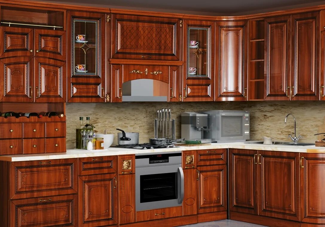 Кухонные гарнитуры краснодар фото цены Кухня Прага купить - Интернет магазин мебели - VrukiMebel.ru