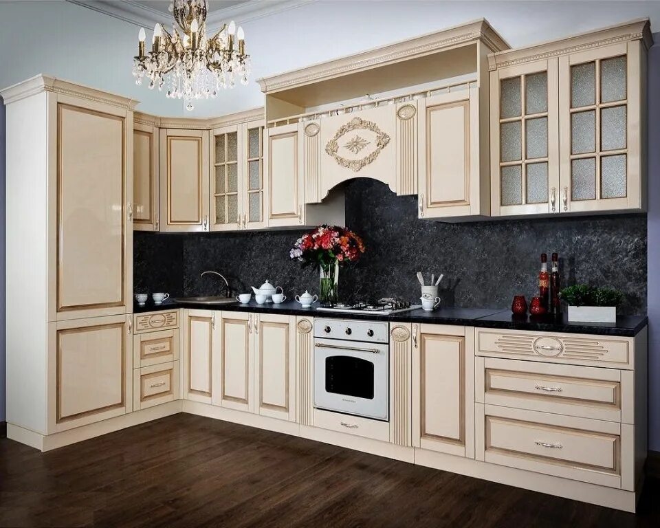 Кухонные гарнитуры краснодар фото цены Кухня модульная угловая ВЕРОНА 3900*1600