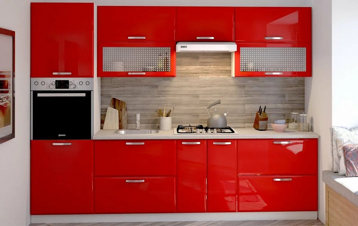 Кухонные гарнитуры красного цвета фото ВНИМАНИЕ! Неудачные цвета для оформления кухни, от которых нужно отказаться! ВАШ