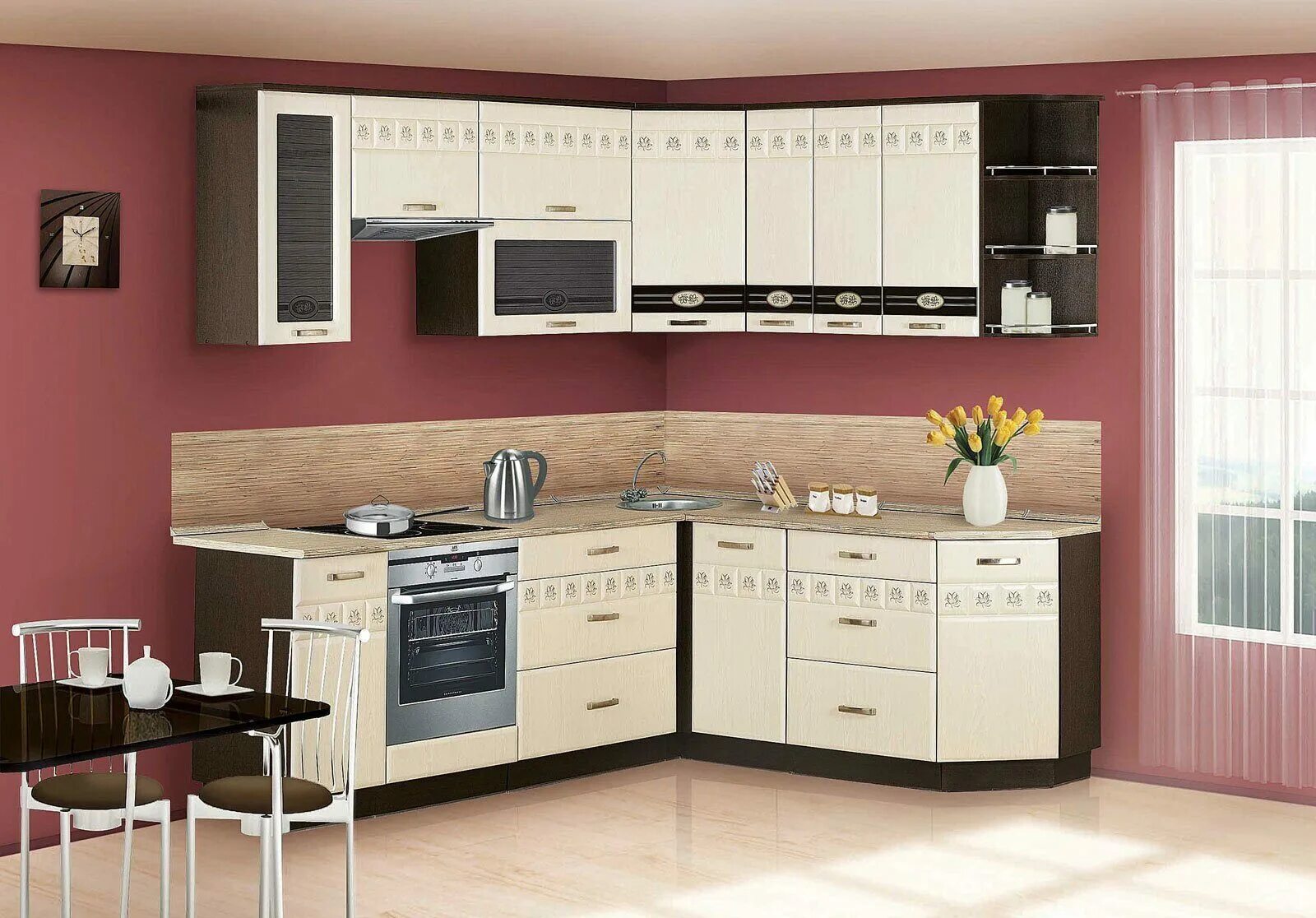 Кухонные гарнитуры красноярске фото цены Кухонный гарнитур Сити купить по цене 65 000 руб. с профессиональной сборкой и д