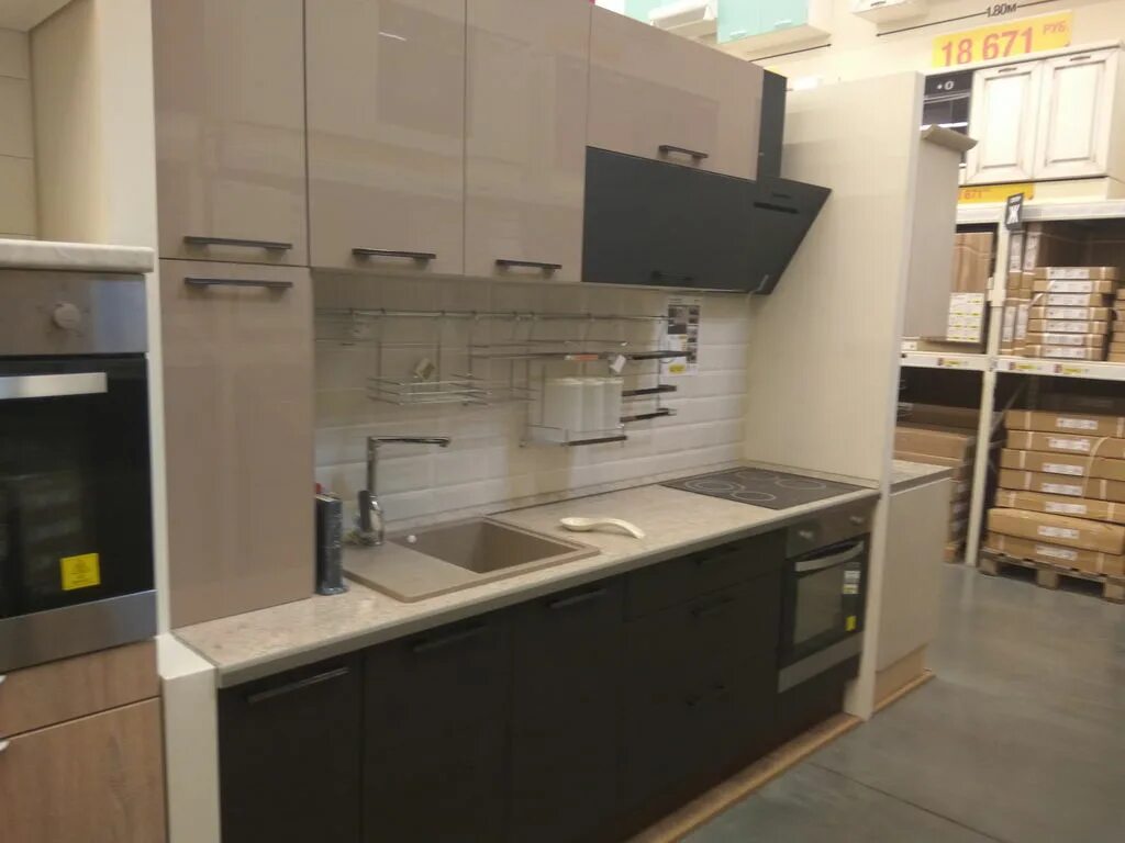 Кухонные гарнитуры леруа фото Леруа мерлен выставочные образцы кухонь