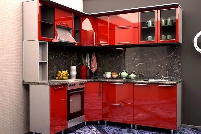 Кухонные гарнитуры магнитогорск фото Сильвия 5 - Кухонные гарнитуры