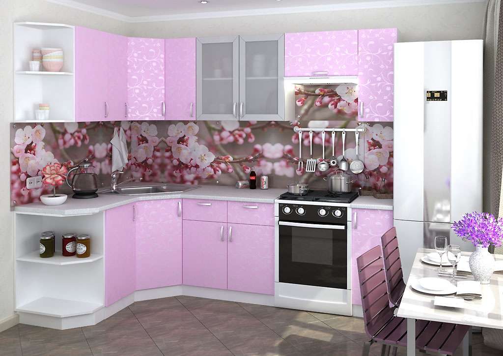 Кухонные гарнитуры магнитогорск каталог цены и фото Кухня Дина (вариант 3) - купить за 33331.00 руб. в Москве по цене производителя!