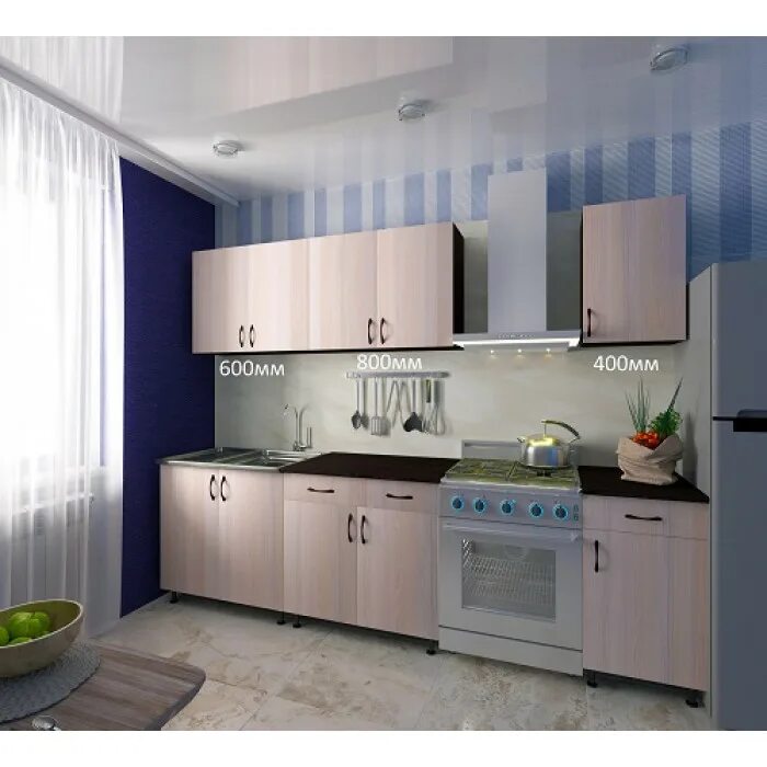 Кухонные гарнитуры магнитогорск каталог цены и фото Кухня "Астра-8" - Интернет магазин Мебель всем - mebel-vsem74.ru