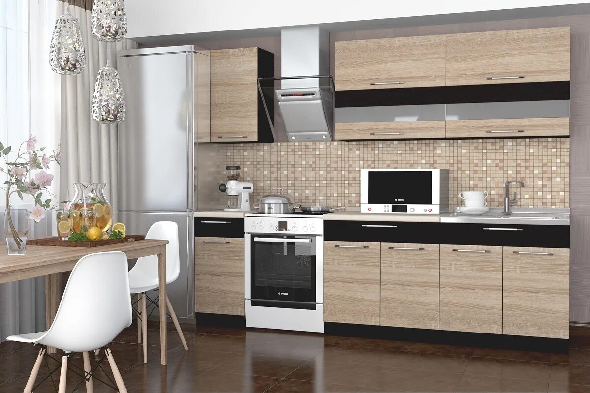 Кухонные гарнитуры мария фото цены Кухня "Маша" 2,0 м по цене 21800 ₽ купить в Томске