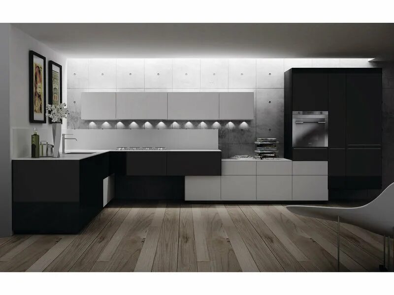 Кухонные гарнитуры минимализм фото Итальянская кухня Artematica Pigmentus фабрики VALCUCINE - Ital-Collection