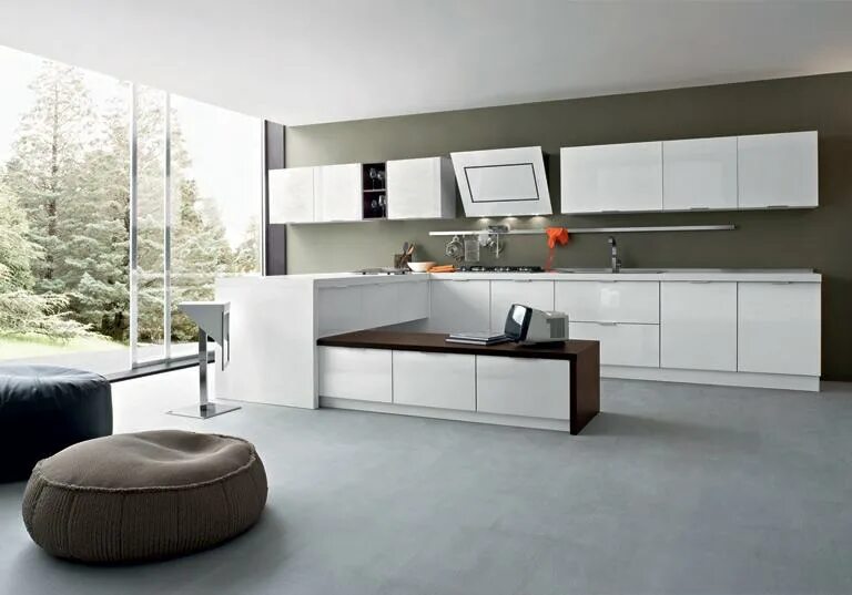 Кухонные гарнитуры минимализм фото Итальянские кухни Mirror фабрики AR-TRE - Ital-Collection