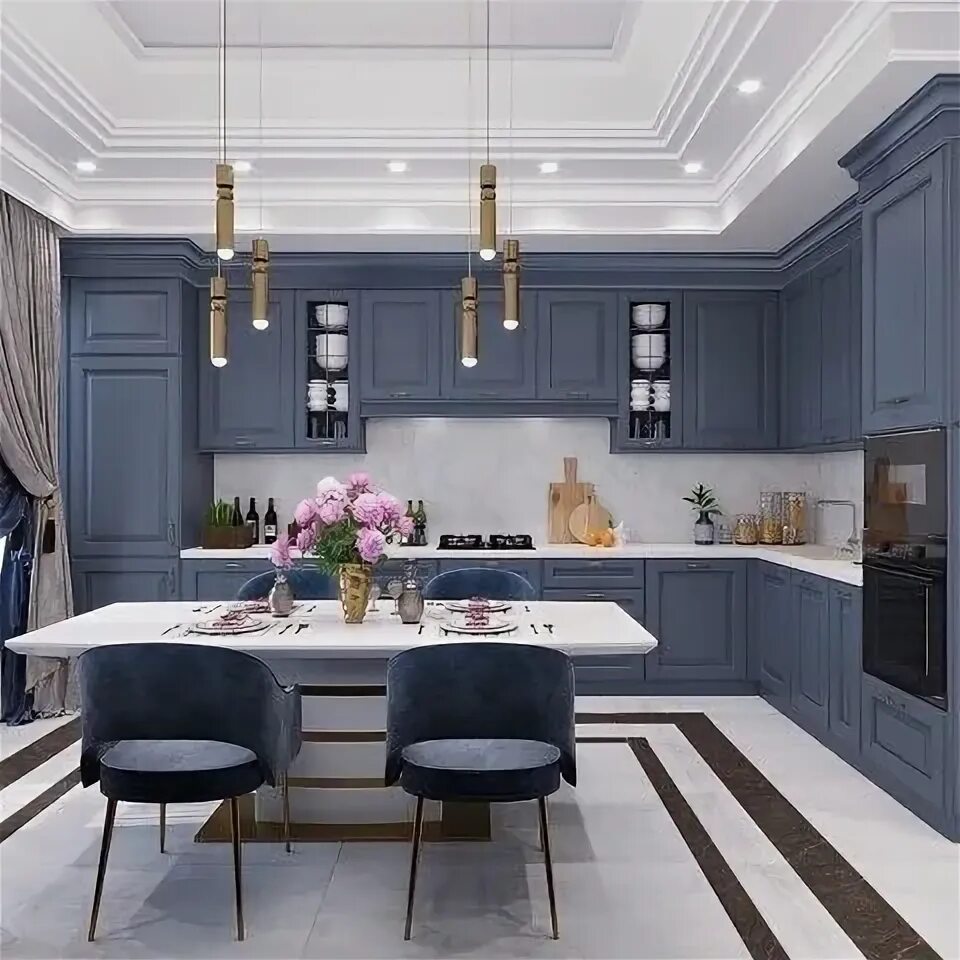 Кухонные гарнитуры неоклассика фото Pin by Анжелика Щедрина on Кухня.Дизайн. Kitchen remodel inspiration, Luxury hou