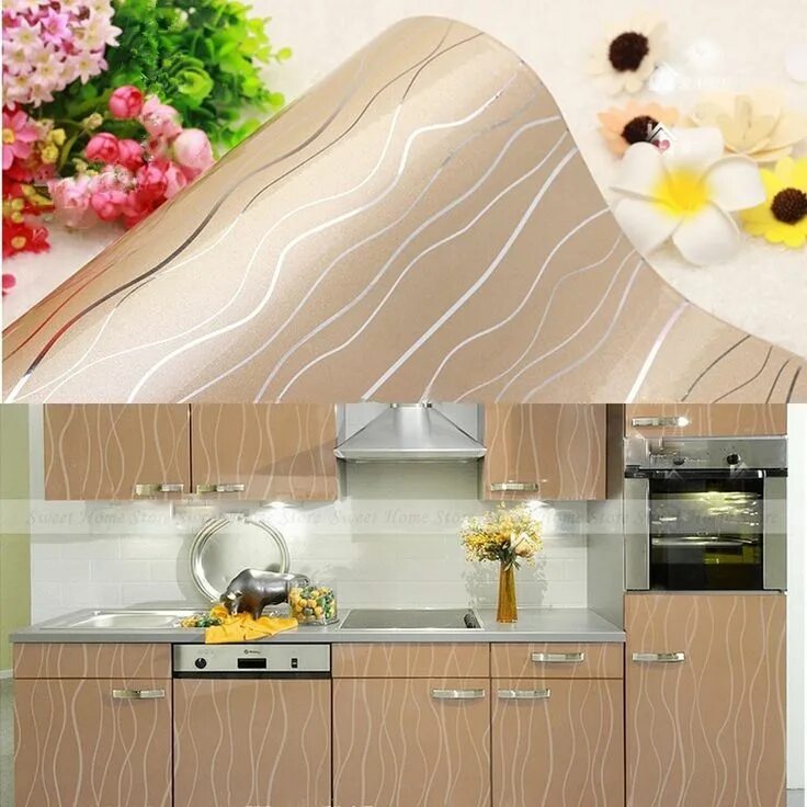 Кухонные гарнитуры обклеенные пленкой фото Pin by Linda Carter on Kitchen idea in 2019 Kitchen drawer liners, Kitchen stick