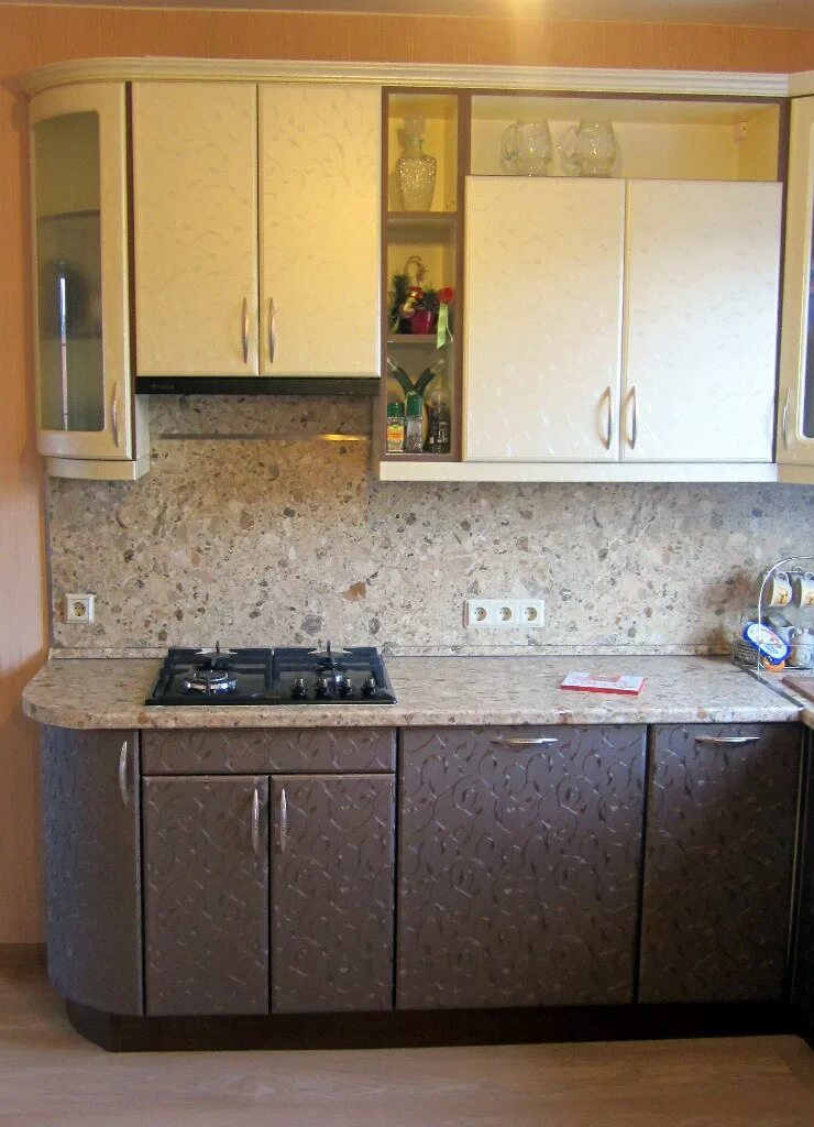 Кухонные гарнитуры обклеенные пленкой фото КУХНИ, ФАСАДЫ ПЛЁНКА