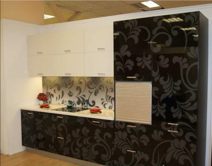 Кухонные гарнитуры обклеенные пленкой фото Обклейка кухонного гарнитура фото - DelaDom.ru