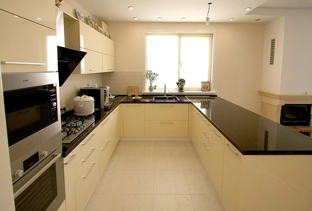 Кухонные гарнитуры п образные фото дизайн П образная кухня какая: найдено 81 картинок