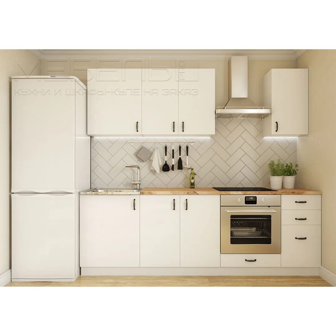 Кухонные гарнитуры прямые 2.5 метра фото Маленькая кухня 2 метра прямая дизайн (фото) - rempics.ru