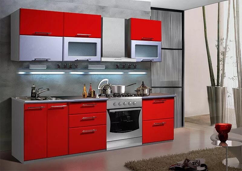 Кухонные гарнитуры прямые фото и цены Купить кухню Яна МДФ глянец в интернет магазине в Минске, Гомеле, Могилеве