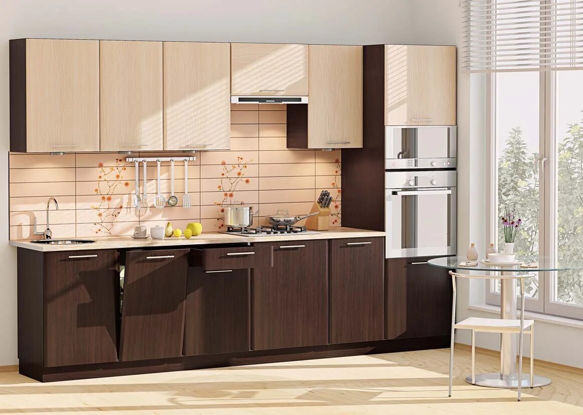 Кухонные гарнитуры расцветки дизайн фото Кухня КХ-77 Софт в магазине Мебельгуд за 23 880 руб.