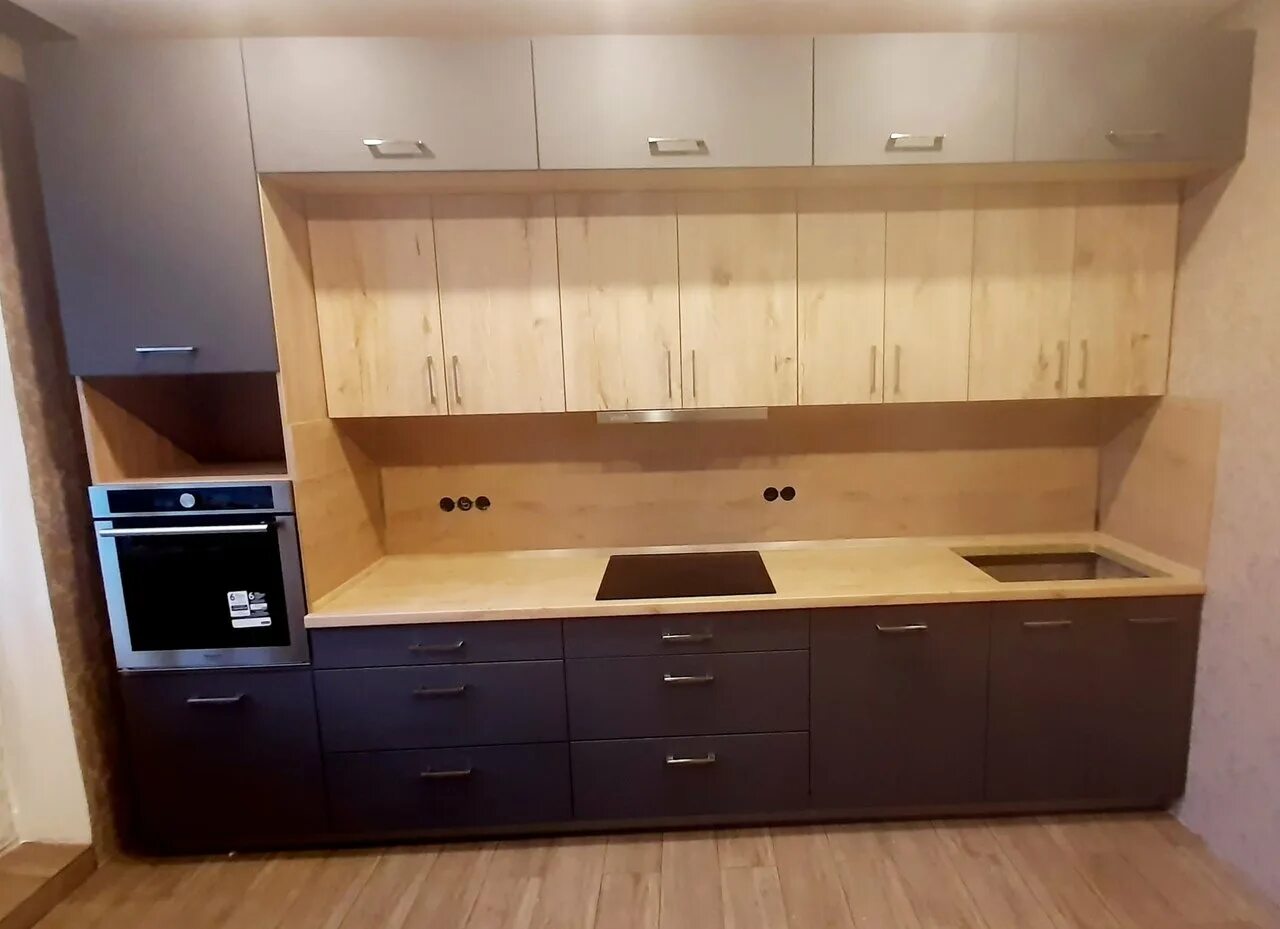 Кухонные гарнитуры с антресолями фото Гарнитуры верхние - найдено 84 картинок