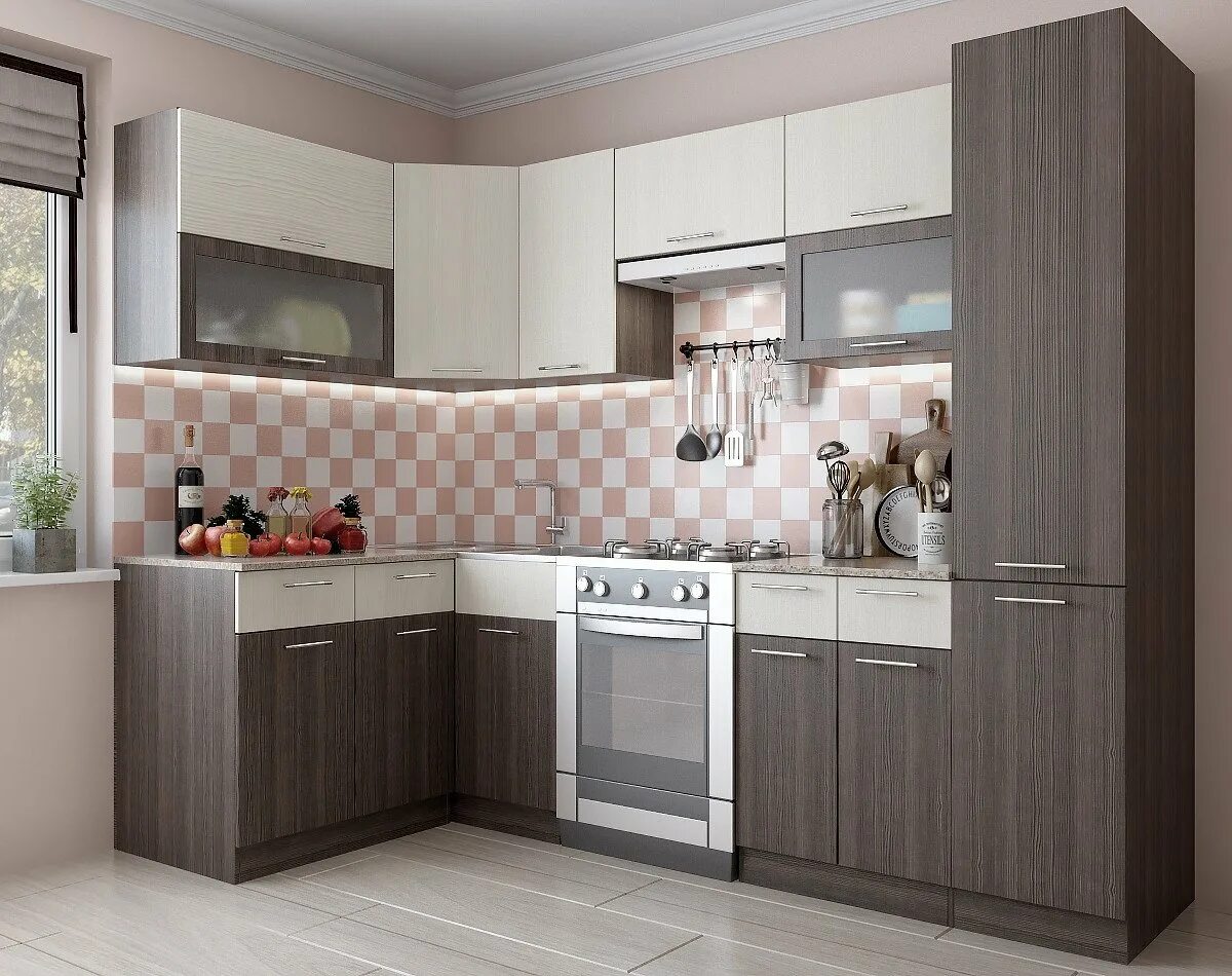 Кухонные гарнитуры с пеналом фото Кухонный гарнитур с пеналом фото - ViktoriaFoto.ru