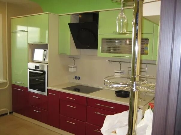 Кухонные гарнитуры с пеналом фото Кухонные гарнитуры шкафы пеналы: найдено 88 картинок