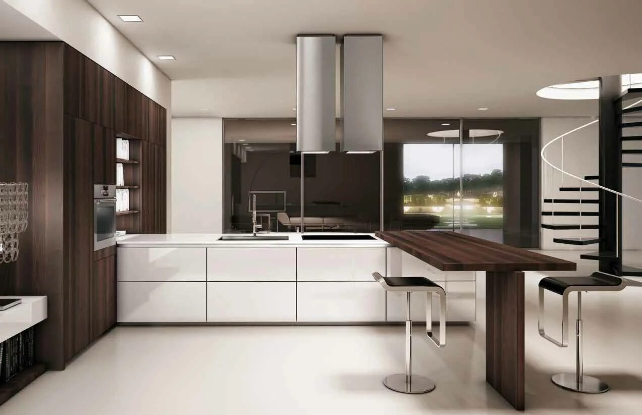 Кухонные гарнитуры современный стиль фото дизайн Кухня в современном стиле + фото