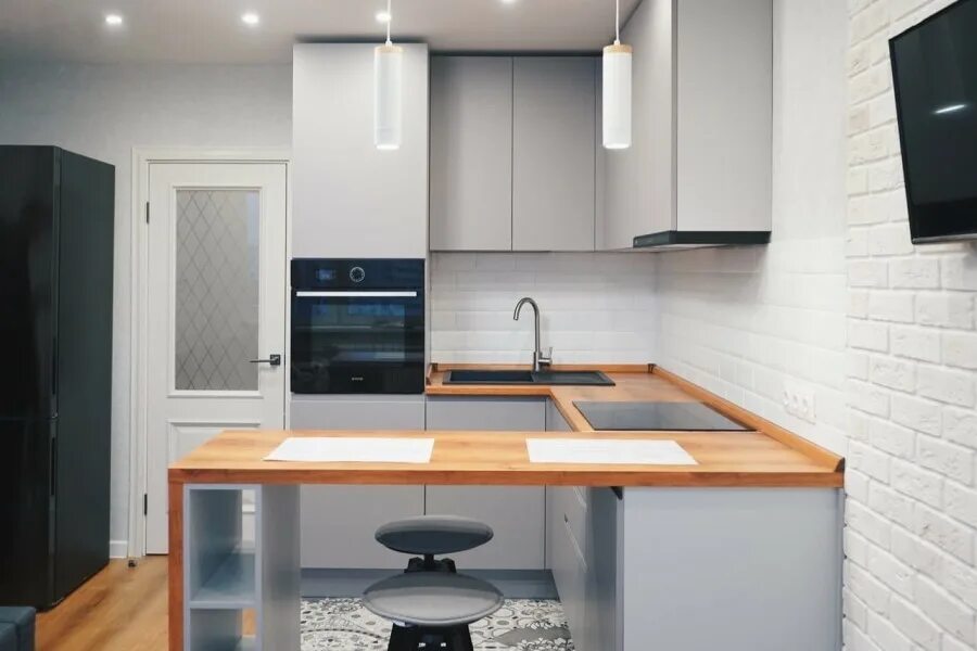 Кухонные гарнитуры студия фото Кухня Современная #893 *Savio