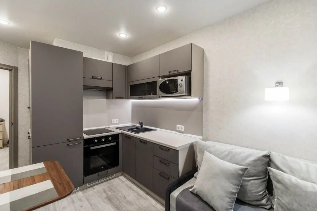 Кухонные гарнитуры студия фото Как выбрать кухонный гарнитур в студию? - советы от МК "Виктория"