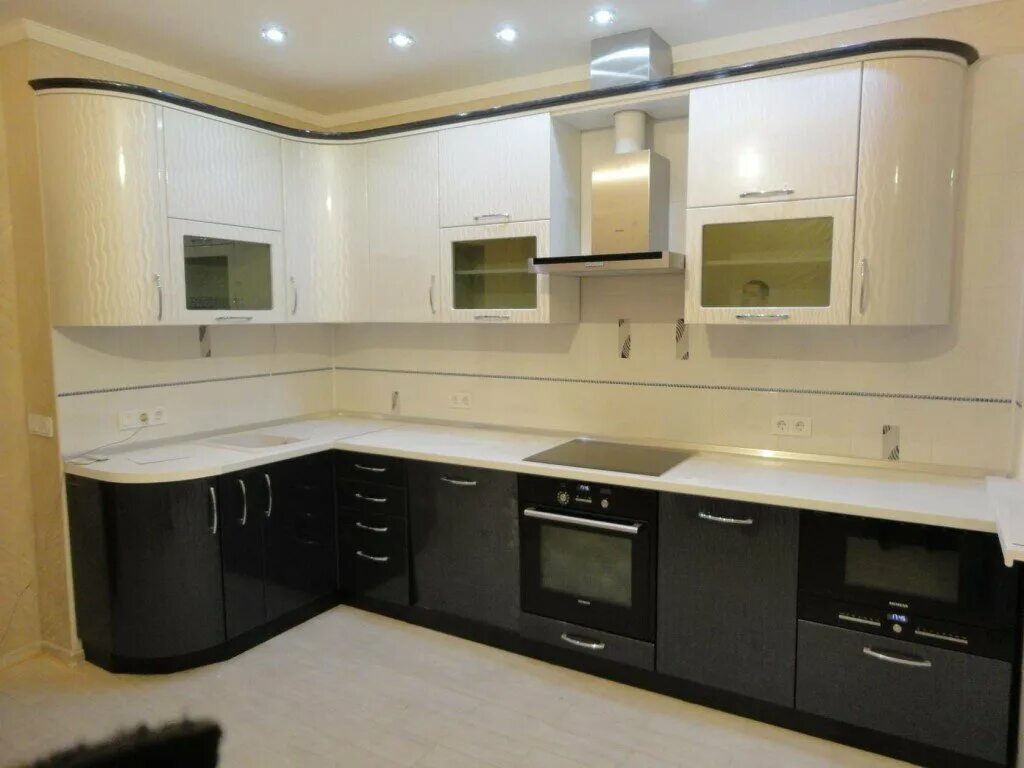 Кухонные гарнитуры угловые фото и цены kuhniformat Фасады для кухни на заказ в Уфе: 75 мастеров по изготовлению мебели со средним р