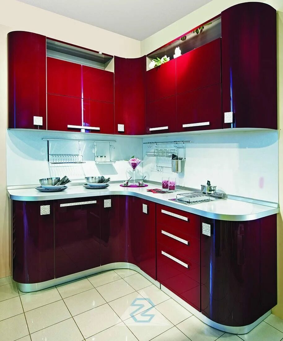 Кухонные гарнитуры угловые фото и цены kuhniformat Кухня Пунш за 93820 руб. - заказать мебель от производителя