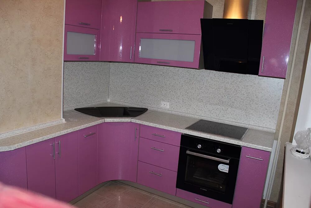 Кухонные гарнитуры угловые фото с раковиной Купить кухню из пластика недорого в Москве - фабрика мебели 3Е