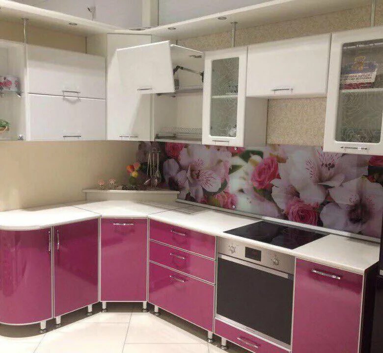 Кухонные гарнитуры в челнах фото Кухня Пластик 1600/2600 - купить в Набережных Челнах, цена 45 000 руб., продано 