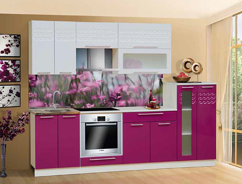 Кухонные гарнитуры в чите каталог фото Кухонный гарнитур Диана 7 2,6 м