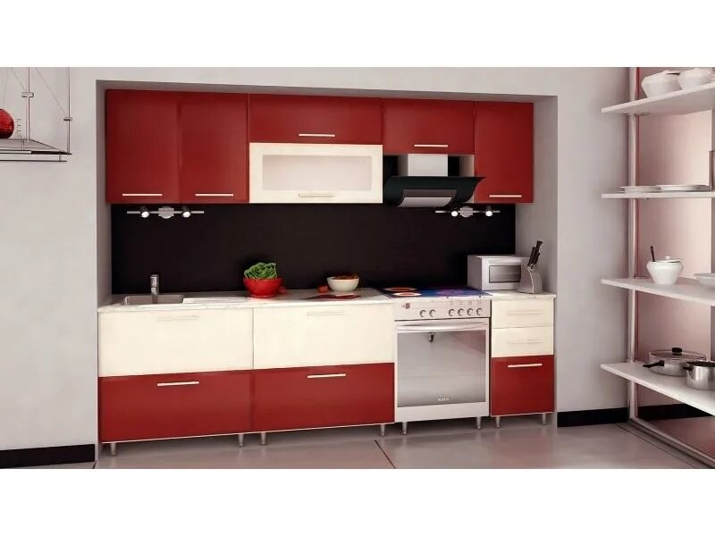 Кухонные гарнитуры в элисте фото Кухня Селена 192 / Мебельная фабрика "Глория", г. Ставрополь