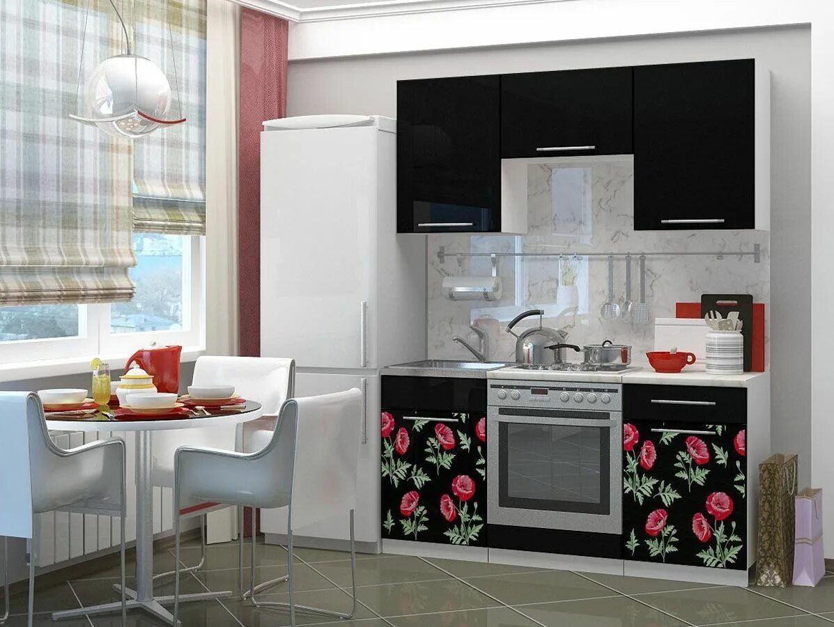 Кухонные гарнитуры в элисте фото Кухня Маки 1,6 (Миф) - Мебель Донбасса Купить Кухонные гарнитуры в Луганске