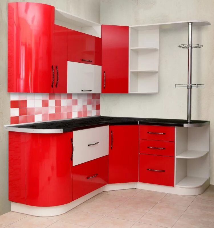 Кухонные гарнитуры в элисте фото и цены Кухни с фасадами из пластика Адалит Мебель