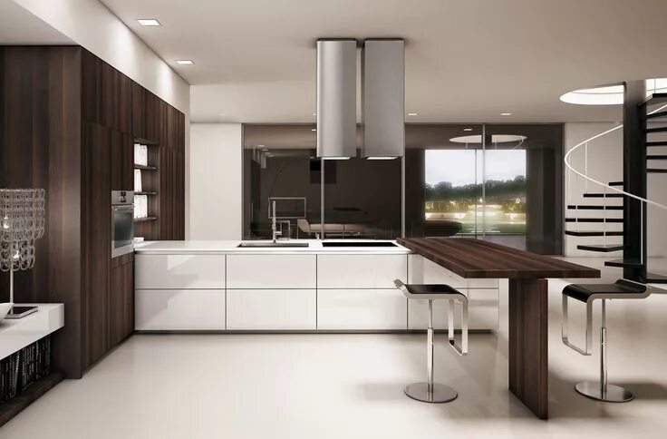 Кухонные гарнитуры в интерьере дома Pin en Luxusní kuchyně SCIC Barra de cocina, Diseño de barra, Diseño de cocina