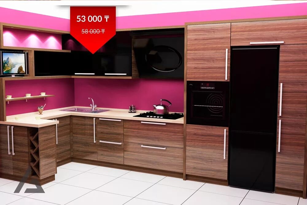 Кухонные гарнитуры в караганде фото Кухонные Гарнитуры Фото Алматы - Mixyfotos.ru